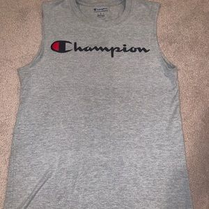 Champion muscle tee adult small EUC
